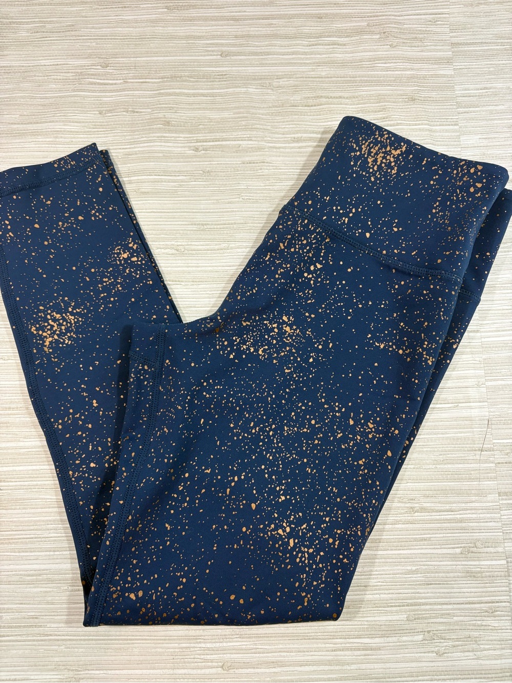ZYIA ACTIVE 6-8 ✨ activewear leggings blue and gold excellent condition